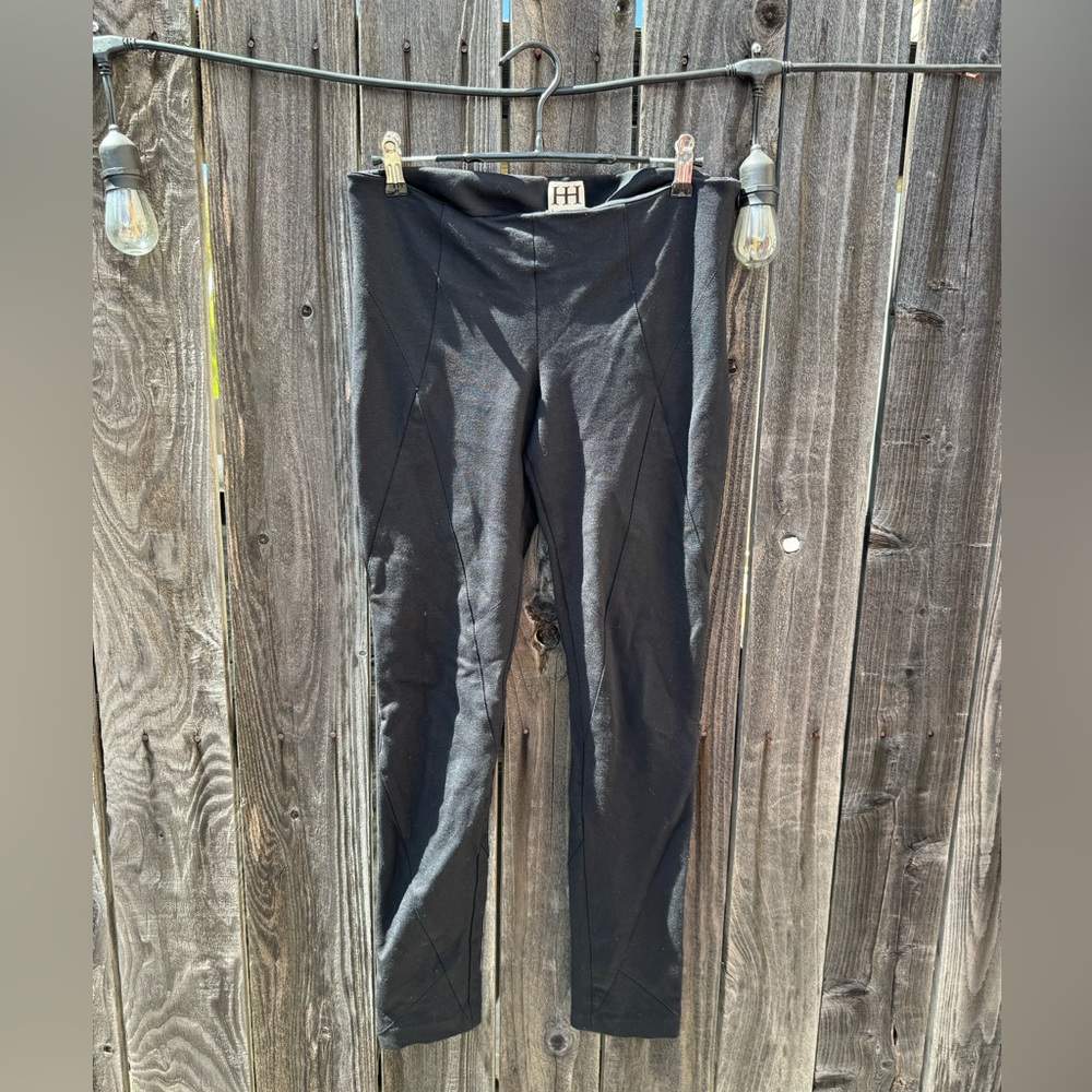 Haute Hippie x Bergdorf Goodman Women’s Black Slim Fit Side Zip Dress Pants Med